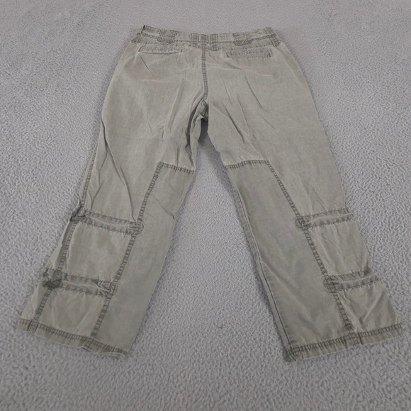 LOT OF 2 Columbia Pants Women 6 Medium Green Tan Cargo Cotton Hiking Straight - Picture 11 of 16